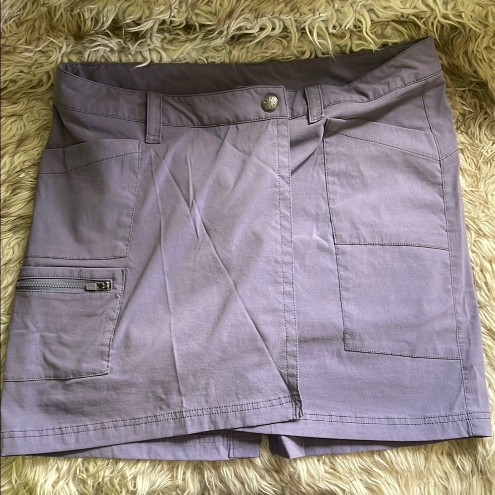Athleta Purple and White Skirt